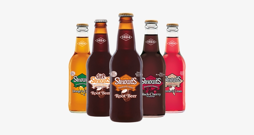 Stewart's - Stewart's Soda Root Beer, transparent png download