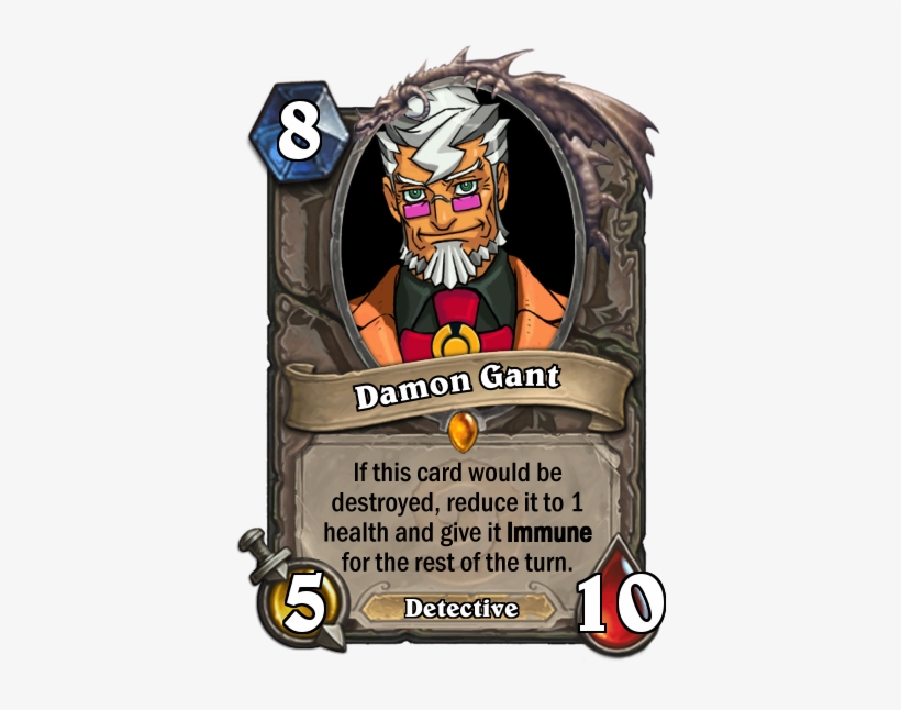Ace Attorney Inspired Cards - Auction Master Beardo, transparent png download