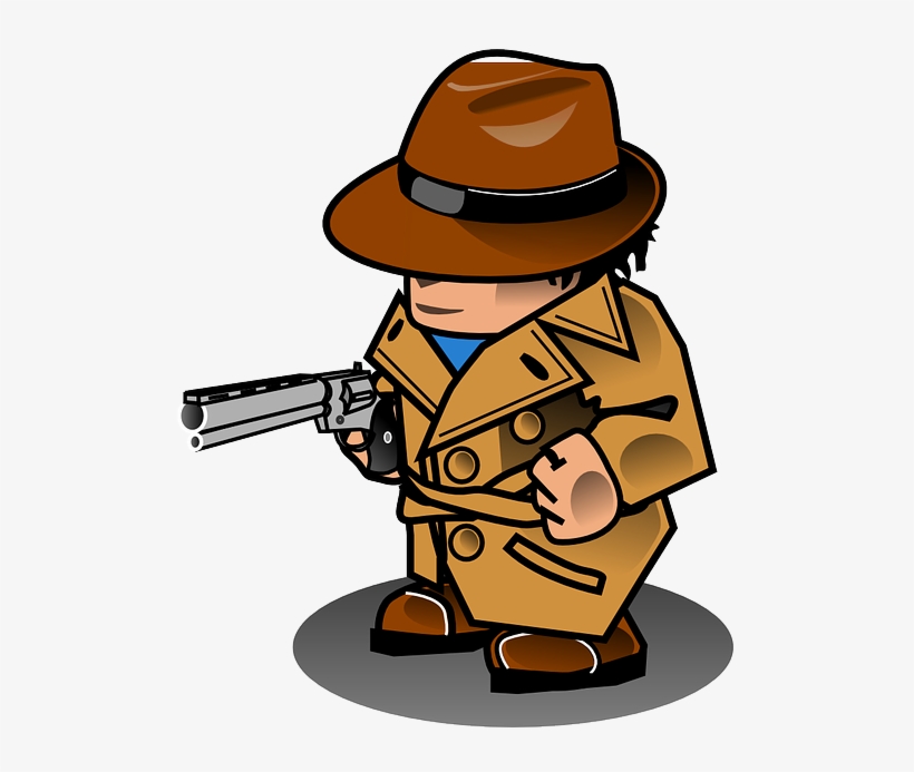 Detective Free To Use Cliparts - Pixel Art Private Detective, transparent png download