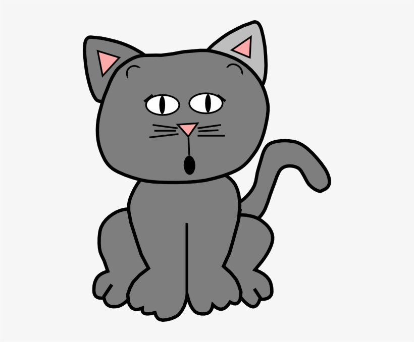 This Free Clipart Png Design Of Gray Scared/surprised, transparent png download