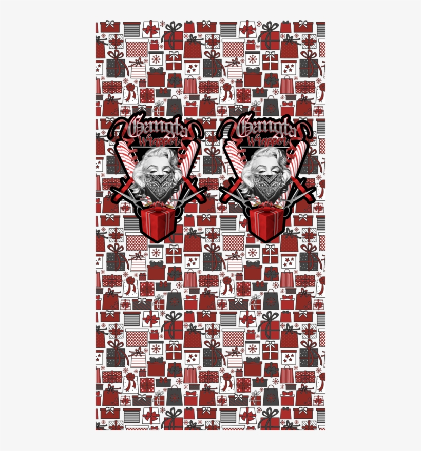Gangsta Wrapper Marilyn Monroe Ugly Christmas Sweater - Poster, transparent png download