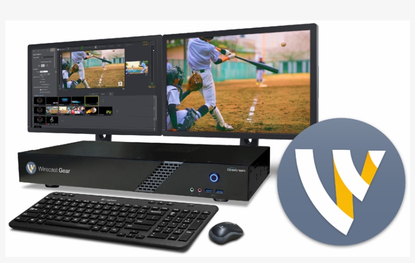 Live Video Streaming Production Software - Wirecast Gear 230, transparent png download