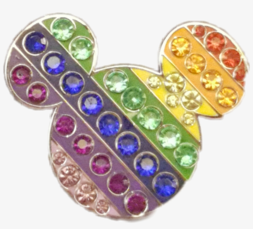 Mickey Gaypride Pride Rainbow Ears Mouse Sweet Disney - Crystal, transparent png download