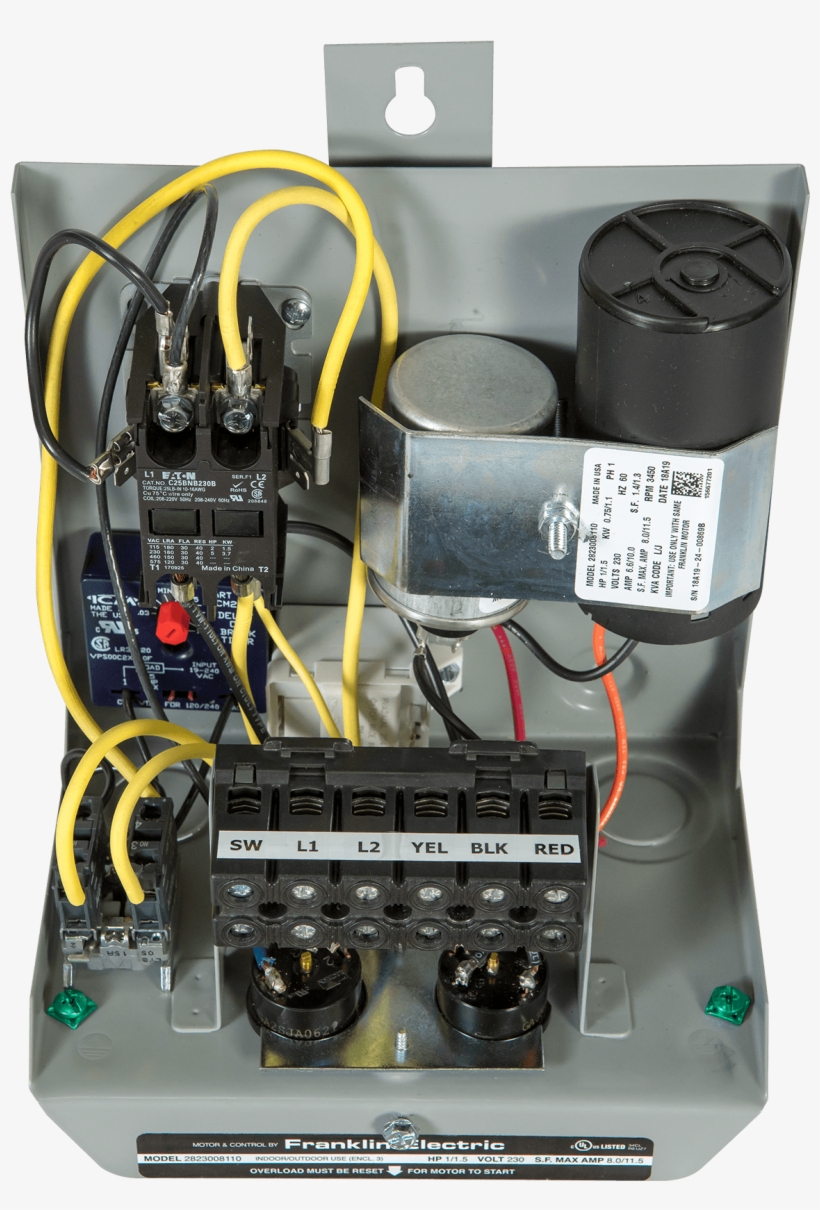 5hp 230v/1ph Delux Control Panel - Electronics, transparent png download