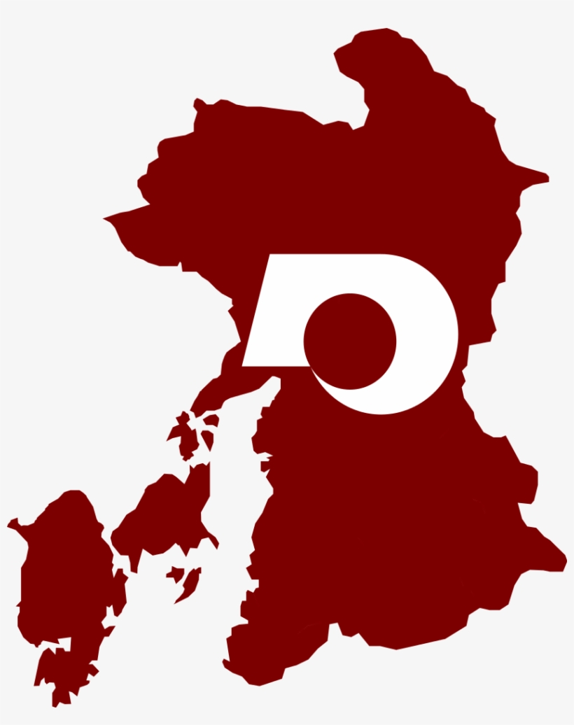 Flag Map Of Kumamoto Prefecture - Kumamoto Flag, transparent png download