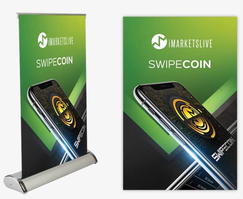 Miniature Retractable Banner - Banner Iml, transparent png download