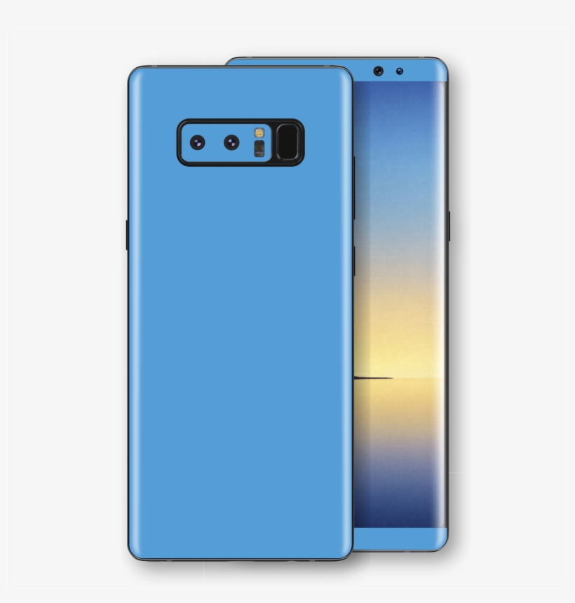 Samsung Galaxy Note 8 Glossy Sky Blue Skin, Decal, - Metallic Copper Note 8, transparent png download