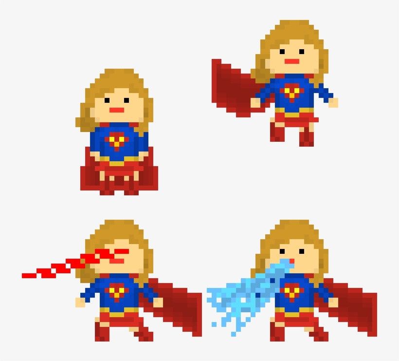 Supergirl - Cartoon, transparent png download