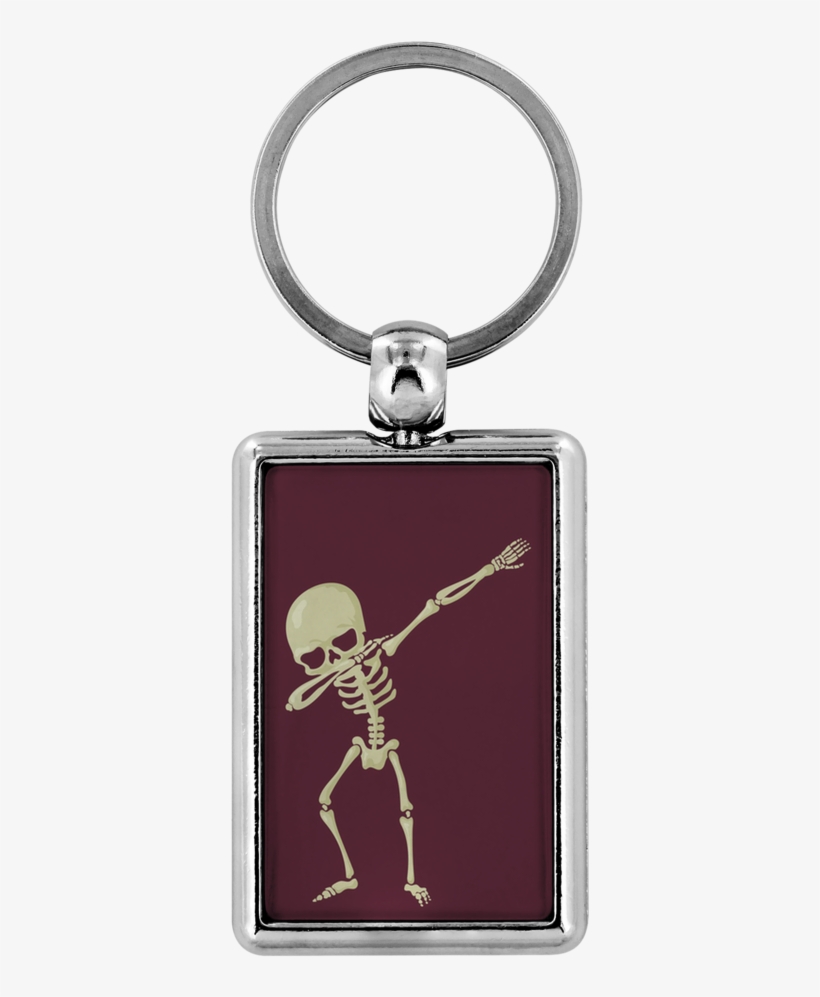 Halloween Skeleton Dabbing Keychain For Men Women Key - Keychain, transparent png download