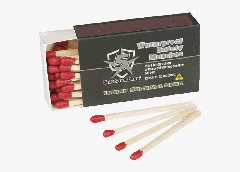 Loading Zoom - 5ive Star Gear Waterproof Matches, transparent png download