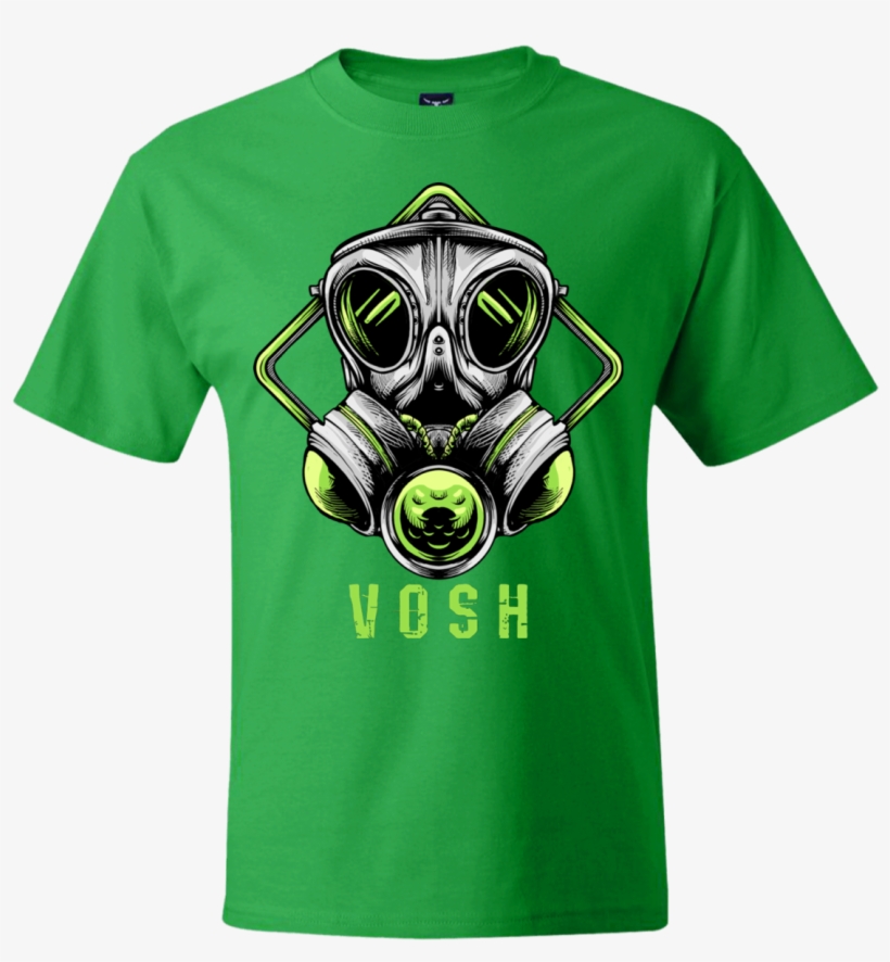 Vosh Gas Mask T-shirt - T-shirt, transparent png download
