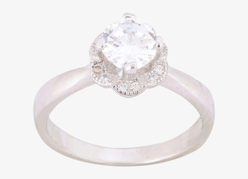Womens 925 Sterling Silver Ring - Pre-engagement Ring, transparent png download