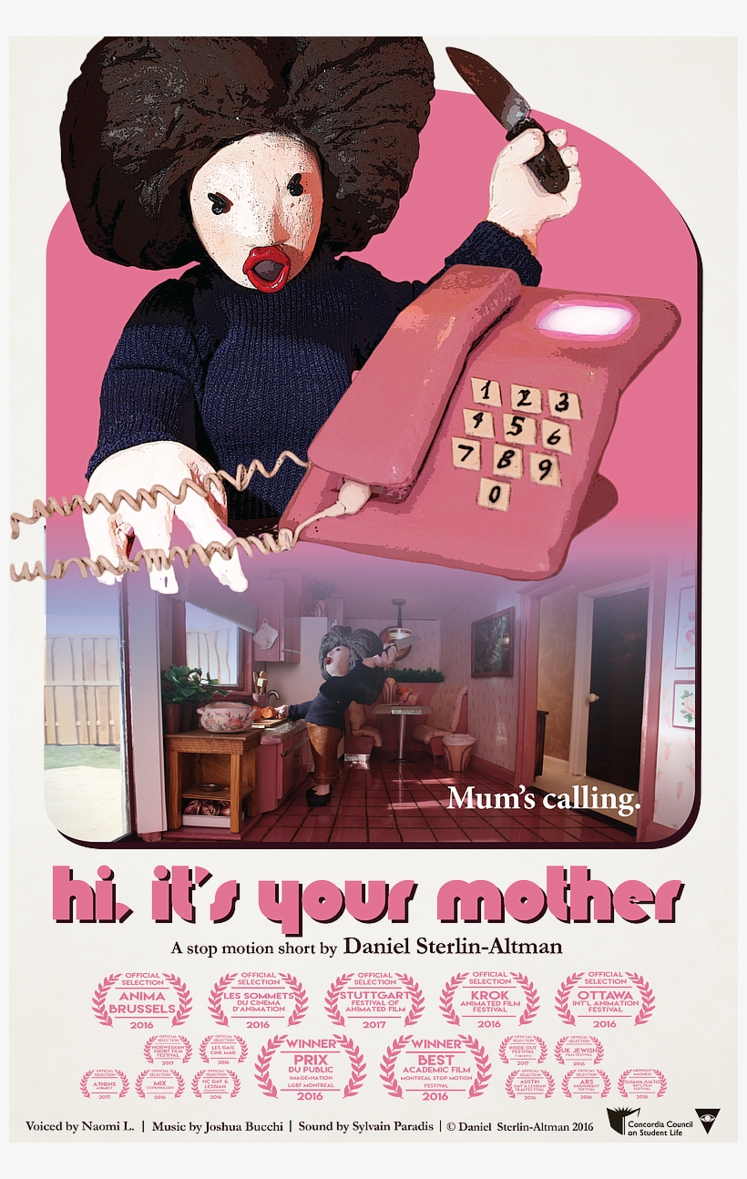 The Poster For The Stop Motion Animation Film "hi, - Flyer, transparent png download