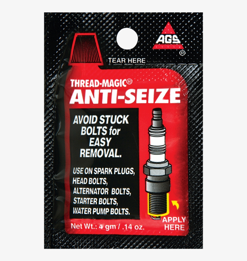 Thread Magic® Anti Seize Grease, Pouch, 4 G, - Spark Plug, transparent png download