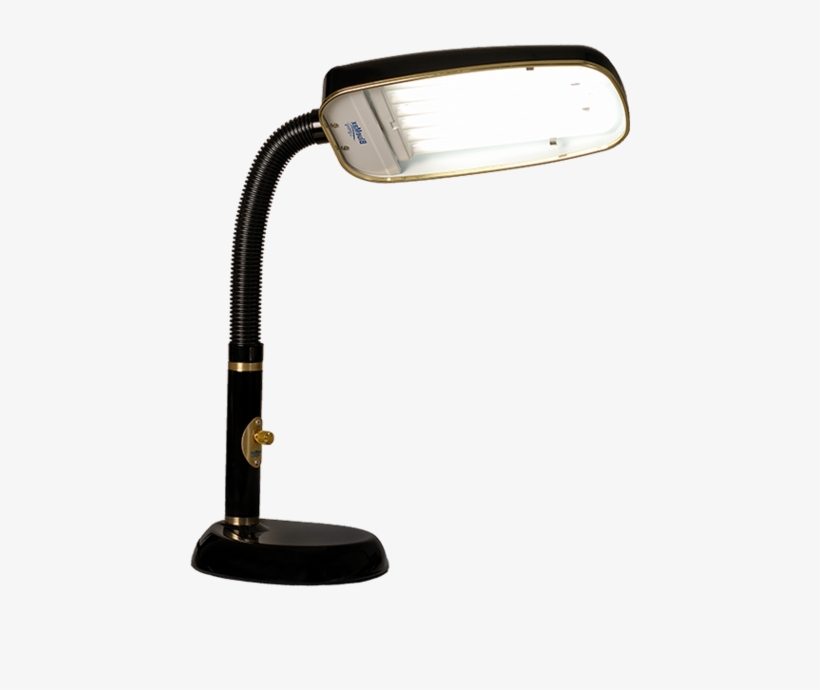 Black 70 Watt Full Spectrum Desk Lamp For Light Therapy - Lamp, transparent png download