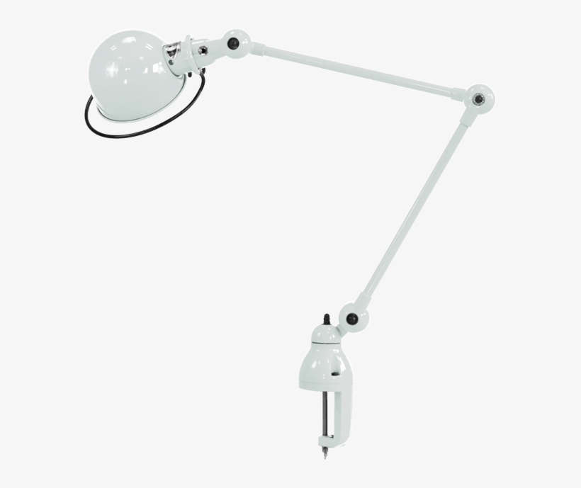Loft Two Arm Desk Lamp With Desk Support White, Gloss - Tool, transparent png download