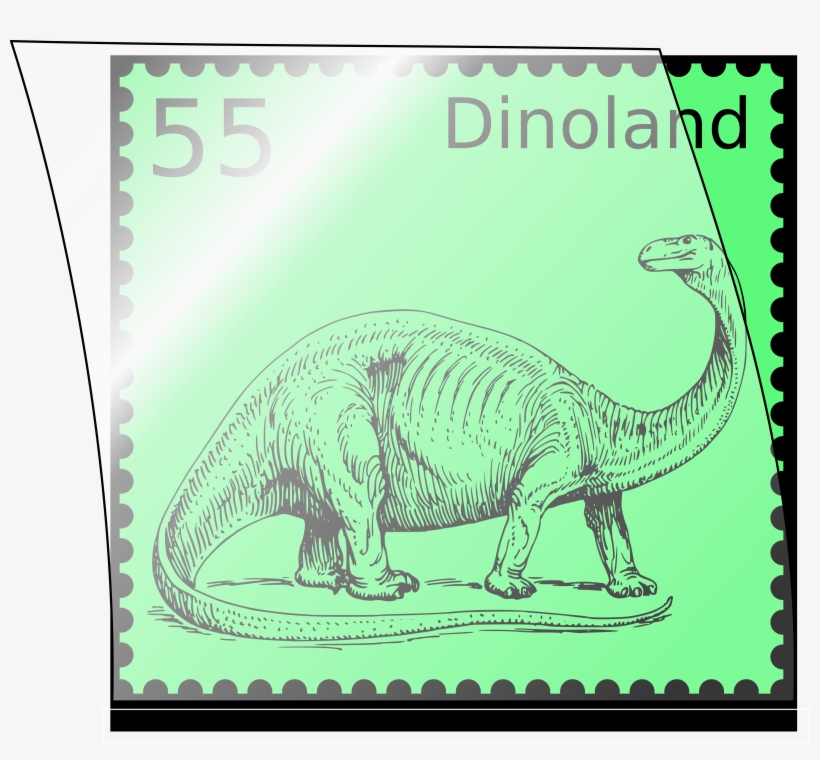This Free Icons Png Design Of Dino Stamp In Stamp Mount, transparent png download