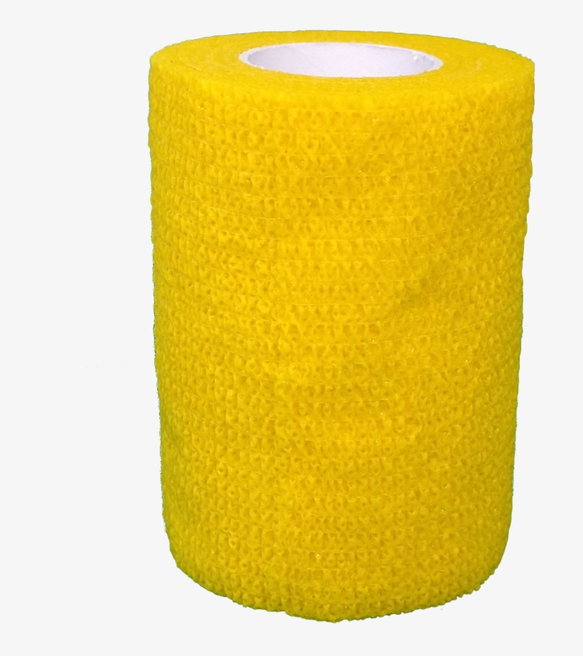 Yellow Cohesive Bandages - Tissue Paper, transparent png download