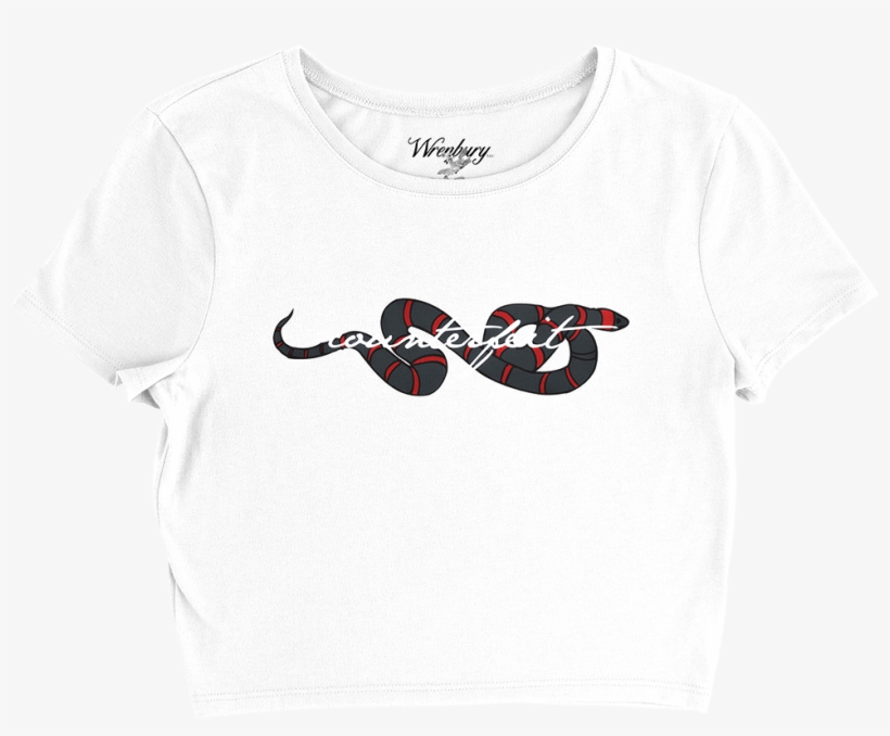 Counterfeit Women's Crop Tee - Octopus, transparent png download