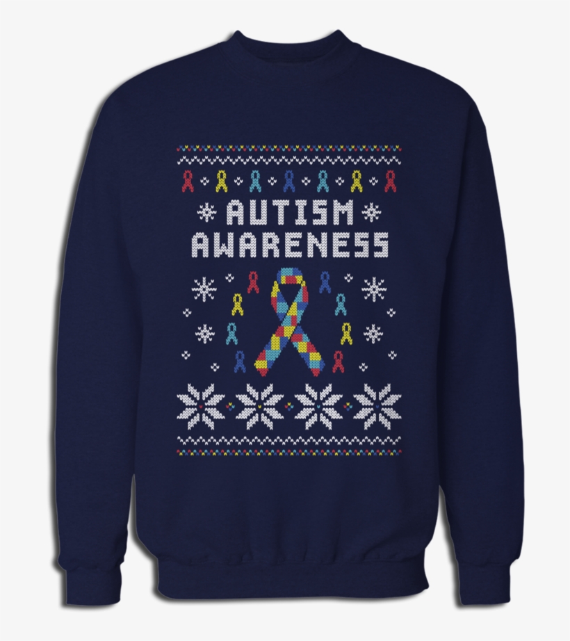 Autism Awareness Sweater - Ugly Christmas Sweater Political, transparent png download