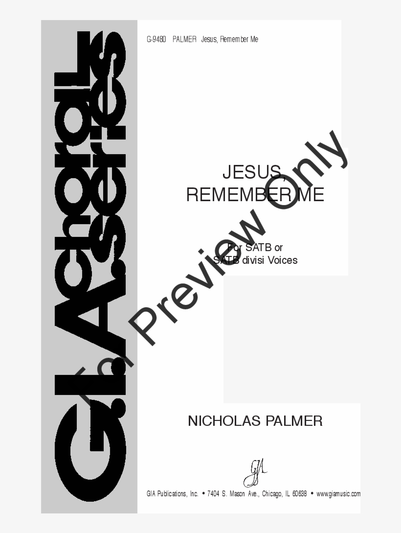Jesus, Remember Me Thumbnail Jesus, Remember Me Thumbnail - Calligraphy, transparent png download