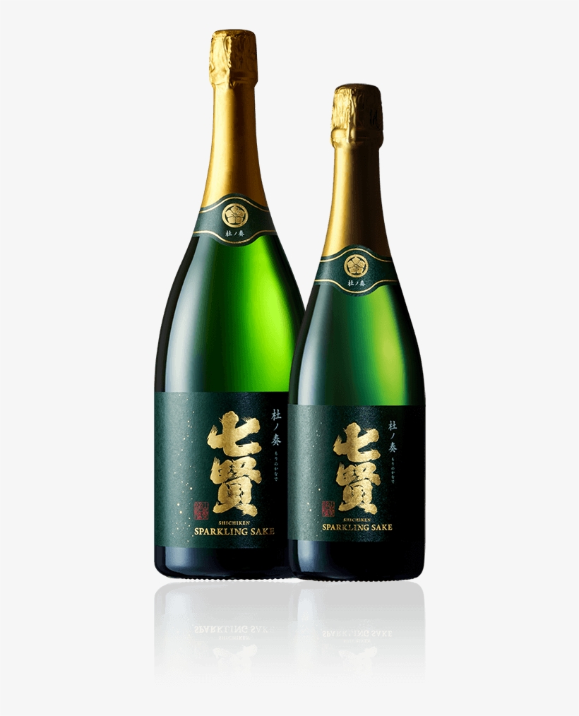 Shichiken Sparkling Sake Mori No Kanade - Champagne, transparent png download