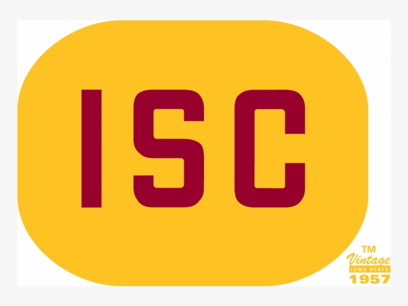 Iowa State Cyclones Iron On Stickers And Peel-off Decals - Sign, transparent png download