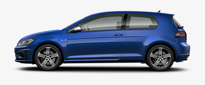 Blue Volkswagen Golf R Se, transparent png download