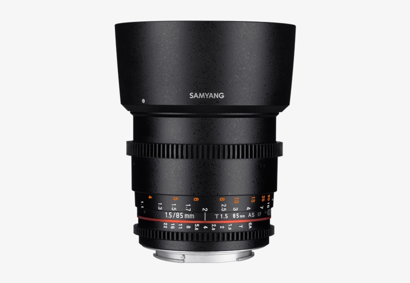 Complete Smooth And Precise Filming This Cine Lens - Samyang 85mm T1 5 Ii Vdslr, transparent png download
