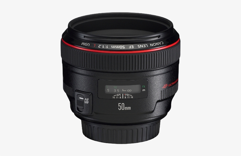 Canon Ef5012lu Ef 50mm F/1 - Canon 50 Mm 1.2, transparent png download