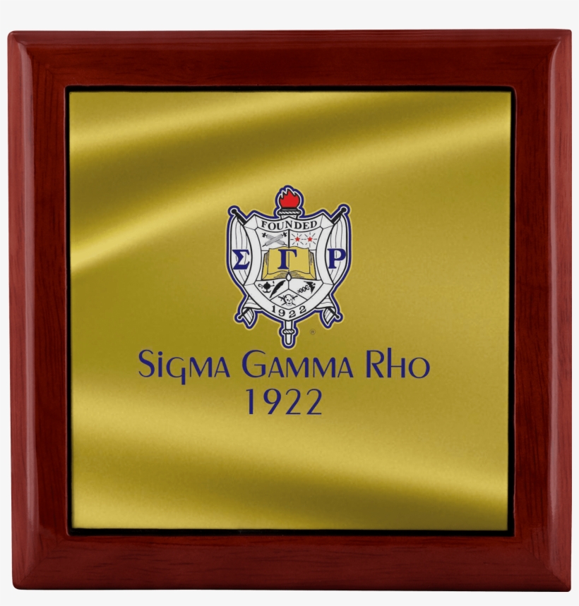 Sigma Gamma Rho Jewelry Box - Sgrho, transparent png download