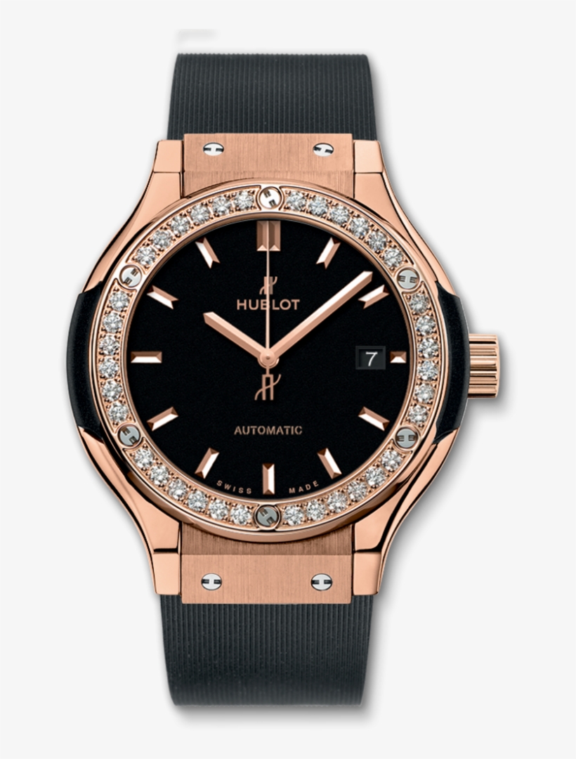 Classic Fusion King Gold Diamonds - Hublot Classic Fusion Diamond, transparent png download
