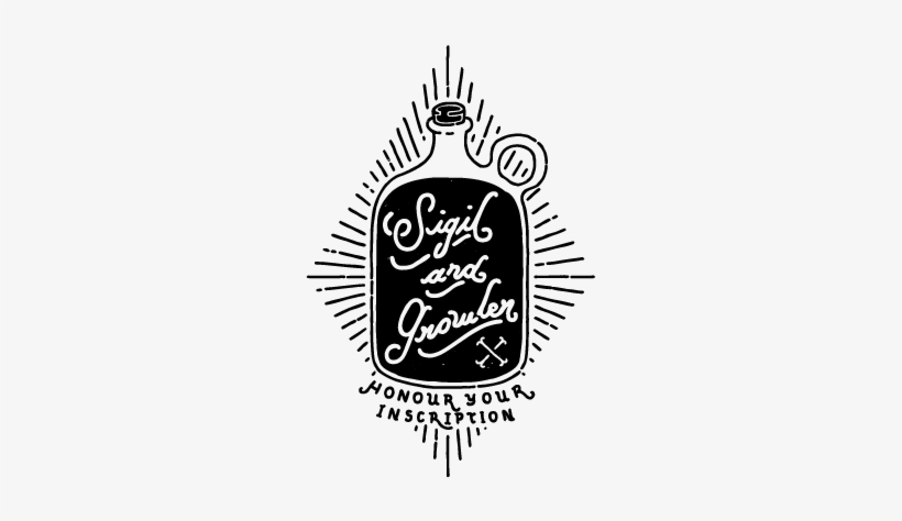 Logo And Artworks Set For Sigil And Growler, A Super - Beer Growler Illustration Transparent, transparent png download