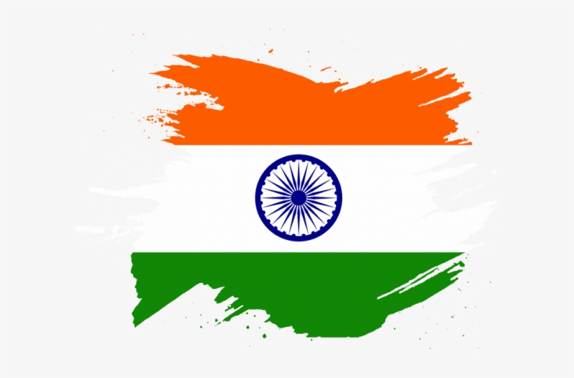 Happy Republic Day Of India Brush Splatter Splashes - Illustration, transparent png download