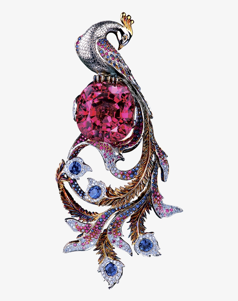 High Jewellery Pendant-brooch Bird Of Paradise Fairy - Jewellery, transparent png download