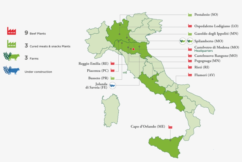 Supply Chain Evolution Of Inalca In Italy - Territory Promised To Italy Ww1, transparent png download