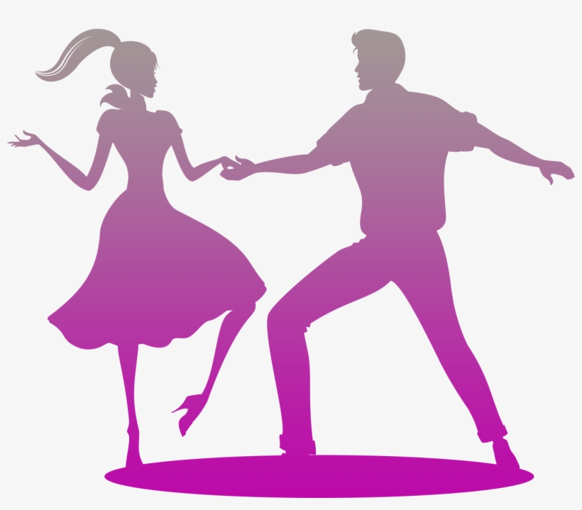 Russian Night Club - Dancing Silhouette Sock Hop, transparent png download
