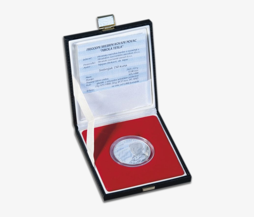 Prigodni Srebrni Kovani Novac “nikola Tesla” Možete - Silver Medal, transparent png download