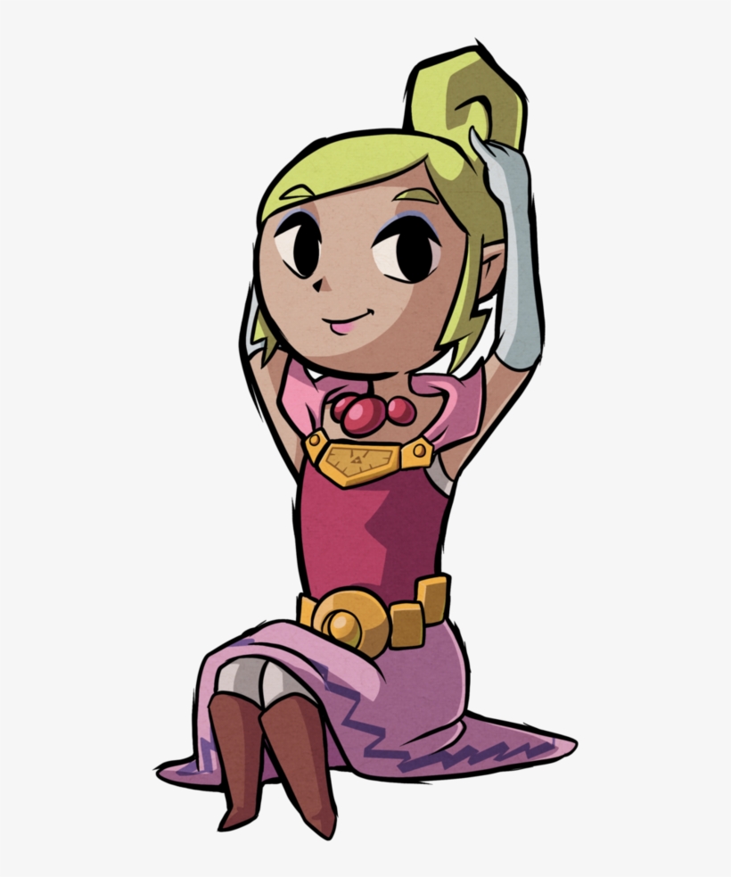 Waker Commission Zelda Tetra - Zelda Tetra Wind Waker, transparent png download