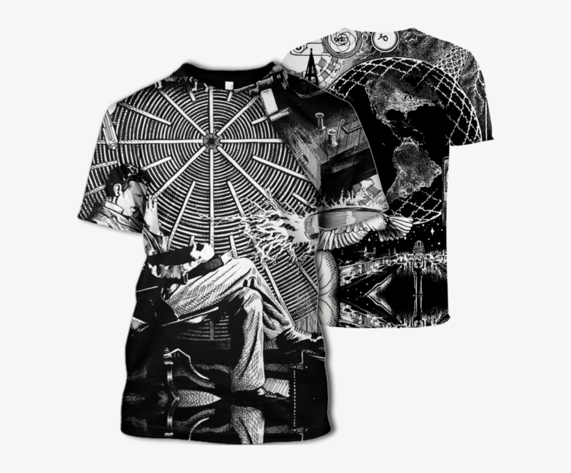 3d Nikola Tesla Tshirt - Nikola Tesla Tshirts, transparent png download