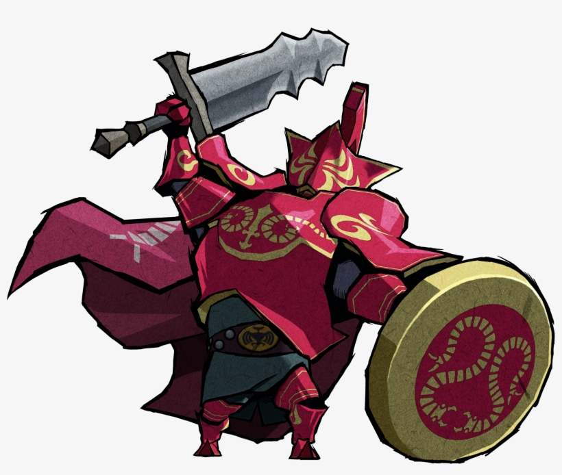 16 Costumes In Master Wind Waker Map - Darknut Wind Waker, transparent png download