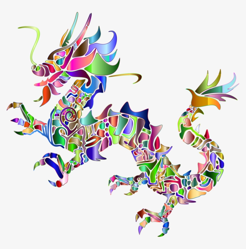 776 X 750 5 - Asian Dragon Black And White, transparent png download