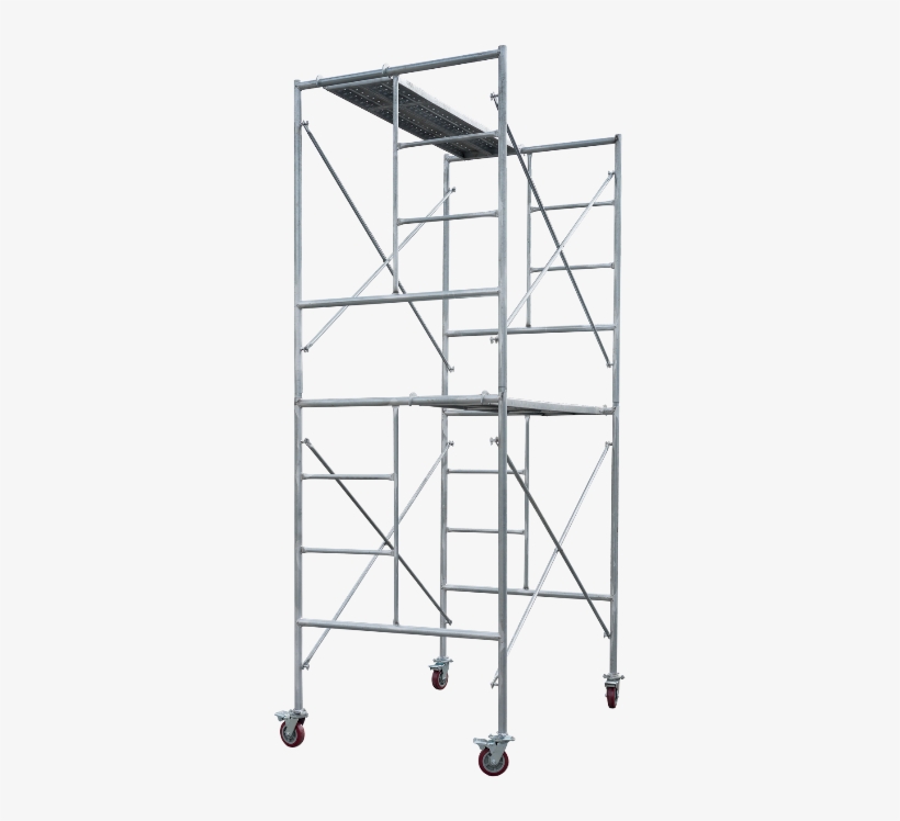 6m Mobile Scaffold Tower - Shelf, transparent png download