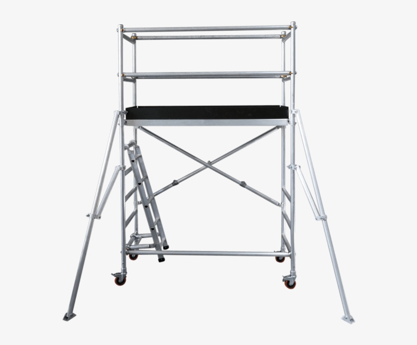 Aluminium Mobile Scaffolding 2m - Scaffolding, transparent png download