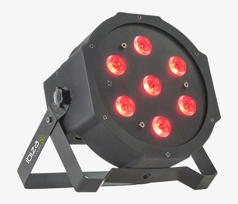 Par 7x10w 4in1 Dmx Rc Power On/off Rubber Paint Parled710 - Light, transparent png download