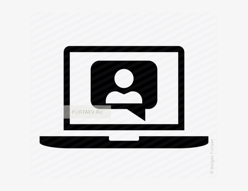 Vector Icon Of Speech Balloon With User Picture On - Emblem, transparent png download