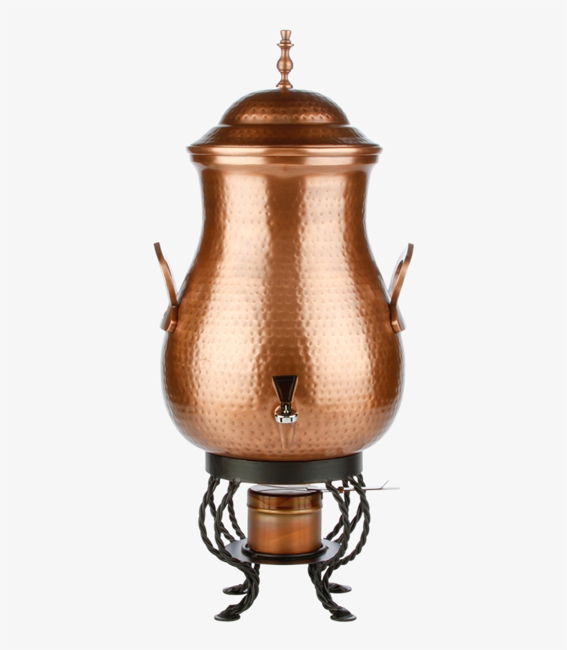 Hammered Copper Coffee Urn - Copper Coffee Urn, transparent png download