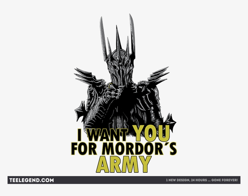 Mordor's Army - Poster, transparent png download