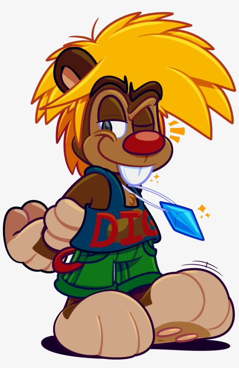 Cool Gopher - Cartoon, transparent png download