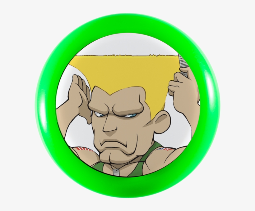 Street Fighter [chibi] Sanwa Denshi Pushbutton - Circle, transparent png download